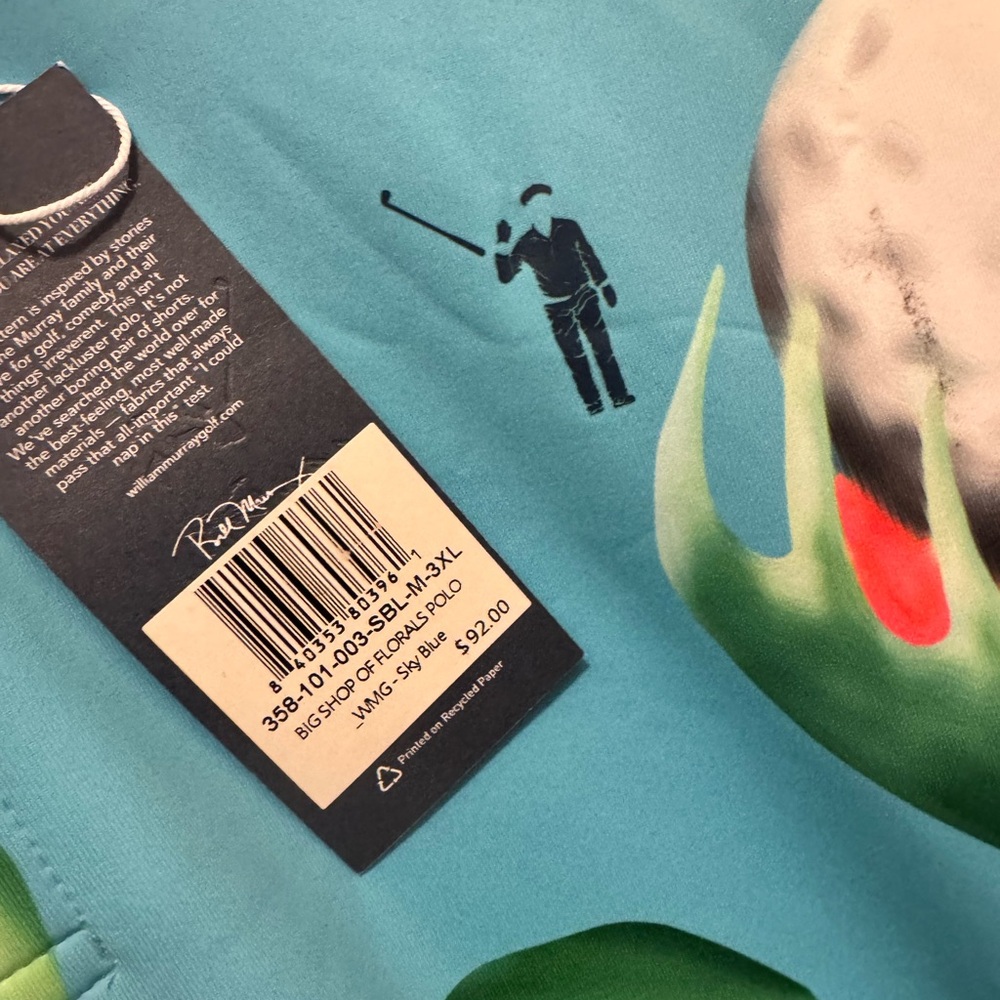 William Murray Golf Polo 3x NWT - Picture 2 of 4